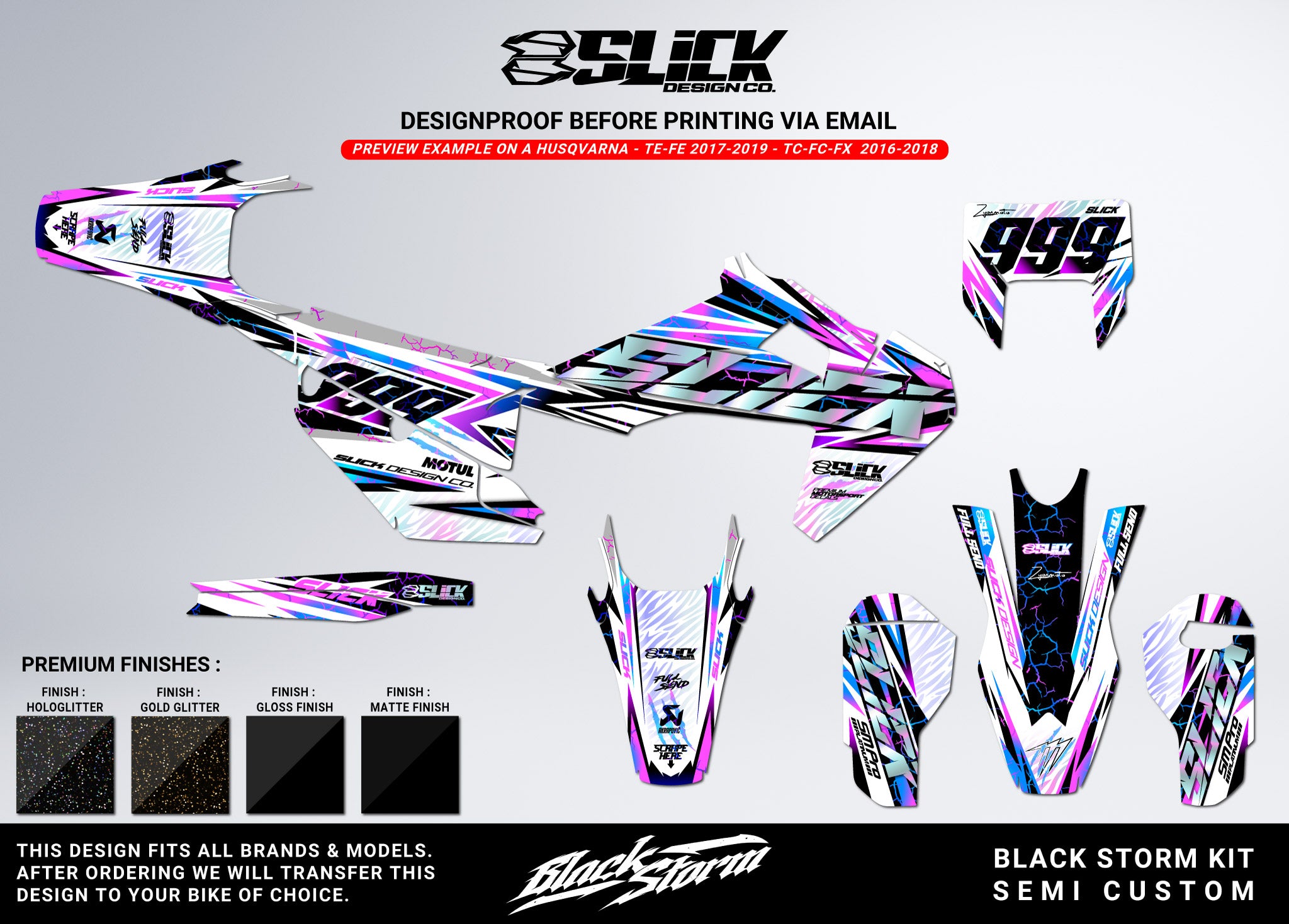 BLACK STORM - GRAPHICS KIT