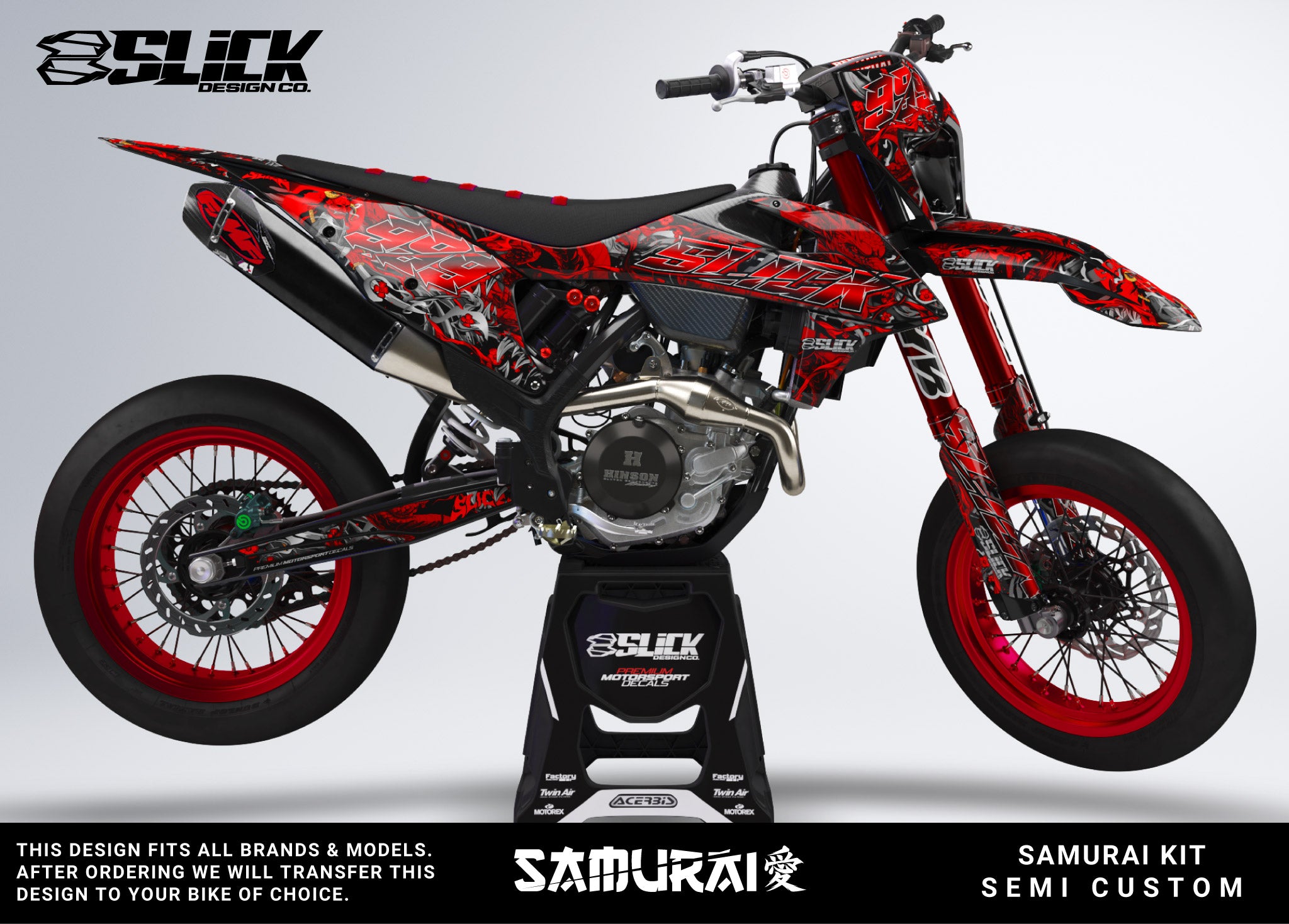 NEW! SAMURAI - GRAPHICS KIT