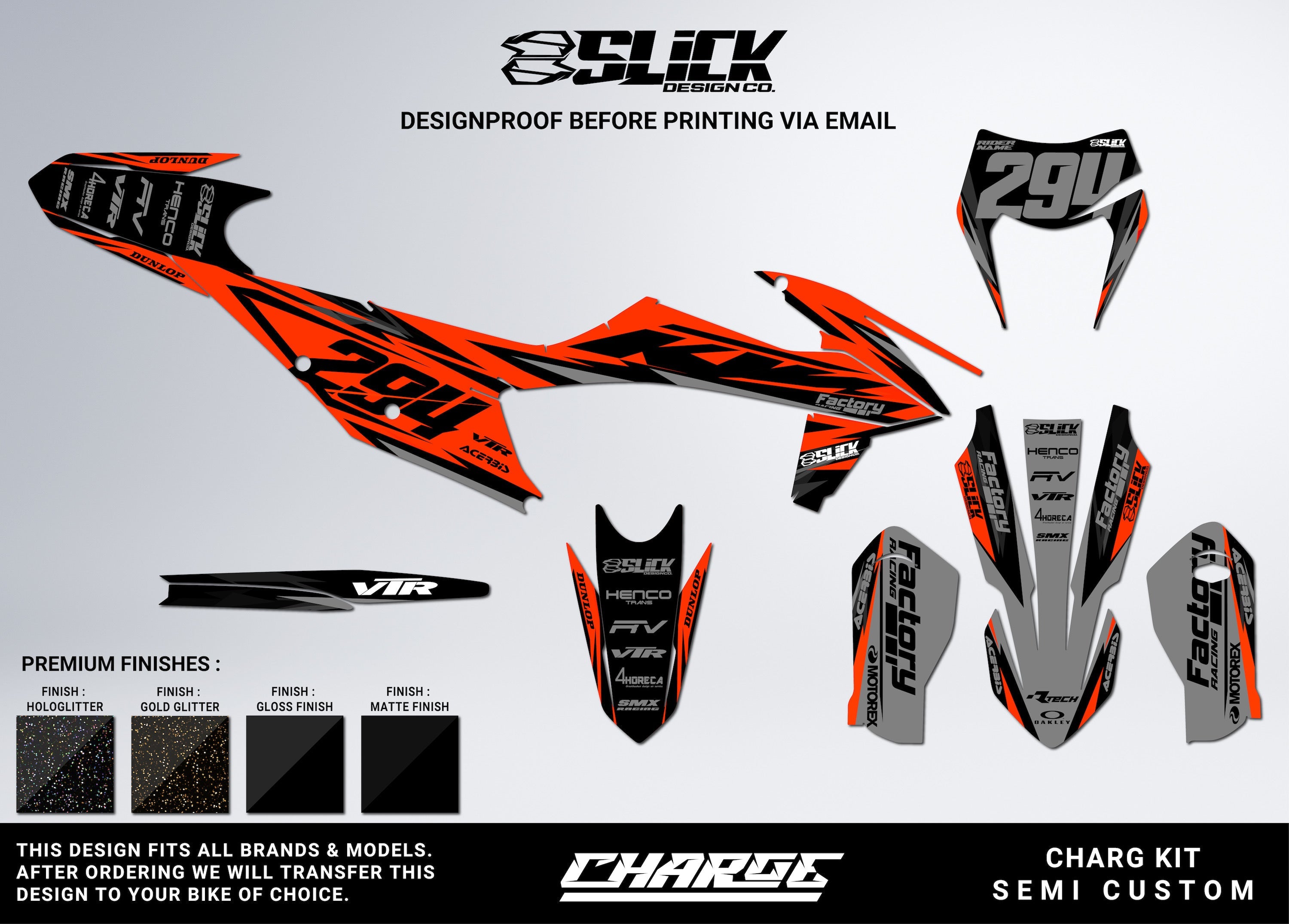 CHARGE V2 - GRAPHICS KIT