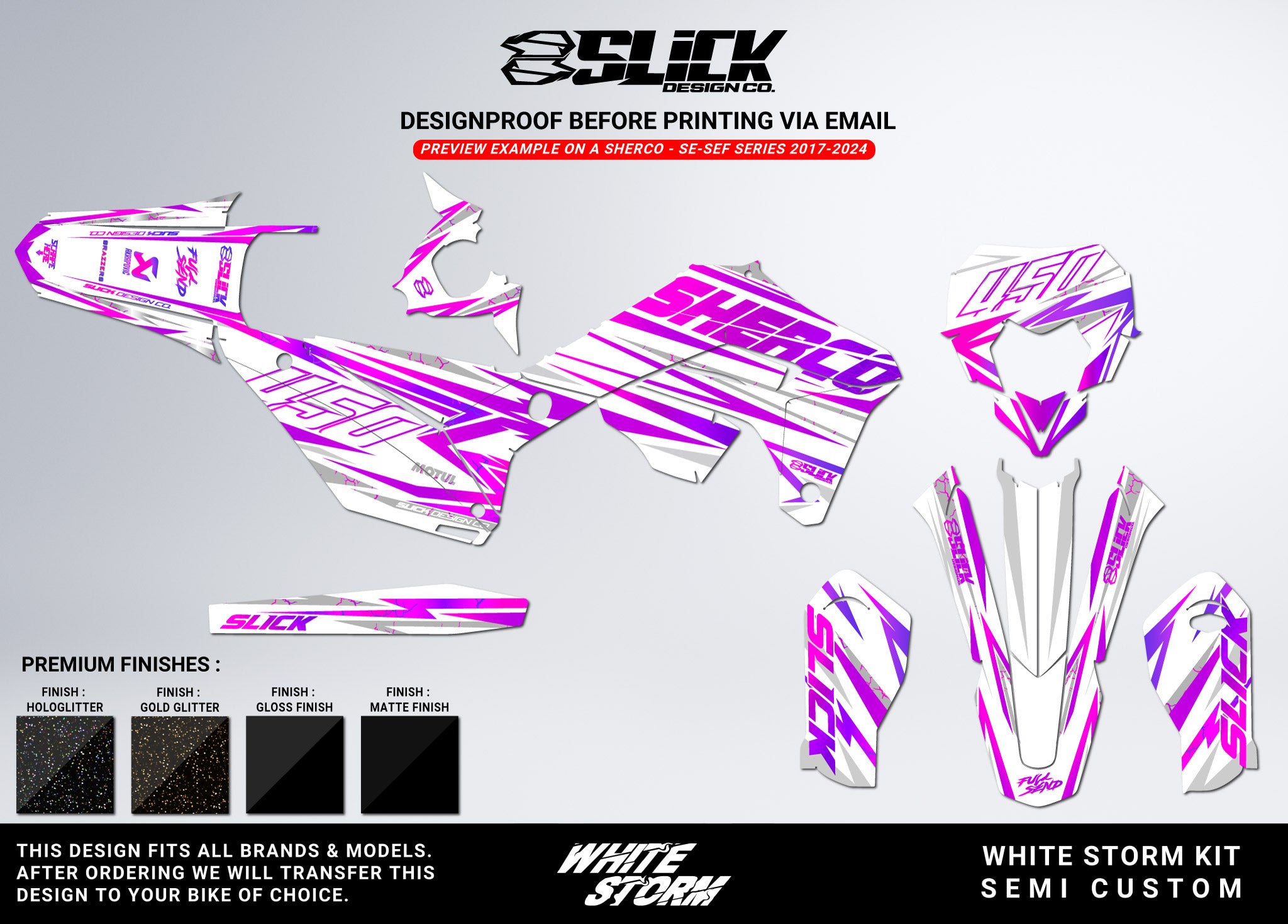 WHITE STORM - GRAPHICS KIT